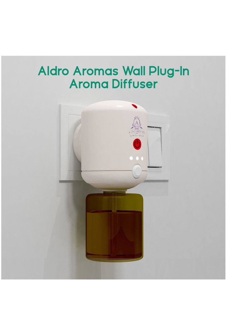 ALDROFARM Aldro Aromas Wall Plug-In Aroma Diffuser Air Humidifiers & Aromatherapy Diffuser, Eliminates Bad Odour Ideal For Home,Office or Yoga Spaces - Image 4