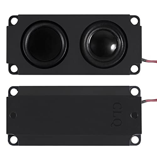 AEDIKO 2pcs 5W 8 Ohm Mini Speaker Full-Range Double Cavity Advertising Machine Small Speaker 3.3V 5V with JST-PH2.5mm-2 pin Interface - Image 2