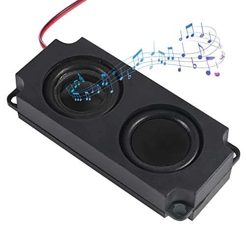 AEDIKO 2pcs 5W 8 Ohm Mini Speaker Full-Range Double Cavity Advertising Machine Small Speaker 3.3V 5V with JST-PH2.5mm-2 pin Interface - Image 3