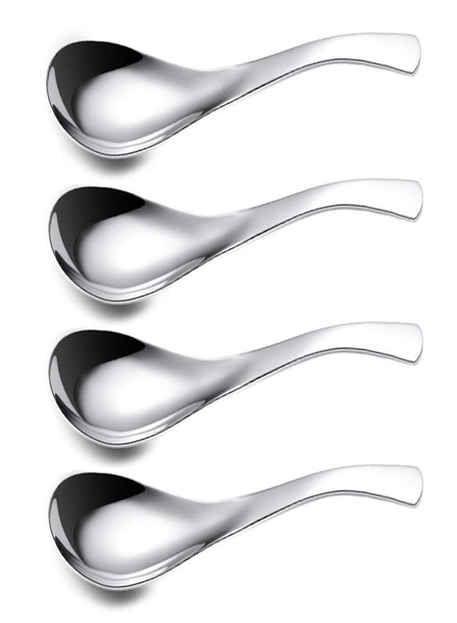 ERCRYSTO Stainless Steel Spoons - Lightweight and Small, Perfect for Toddlers and Children - Set of 4 - Image 1
