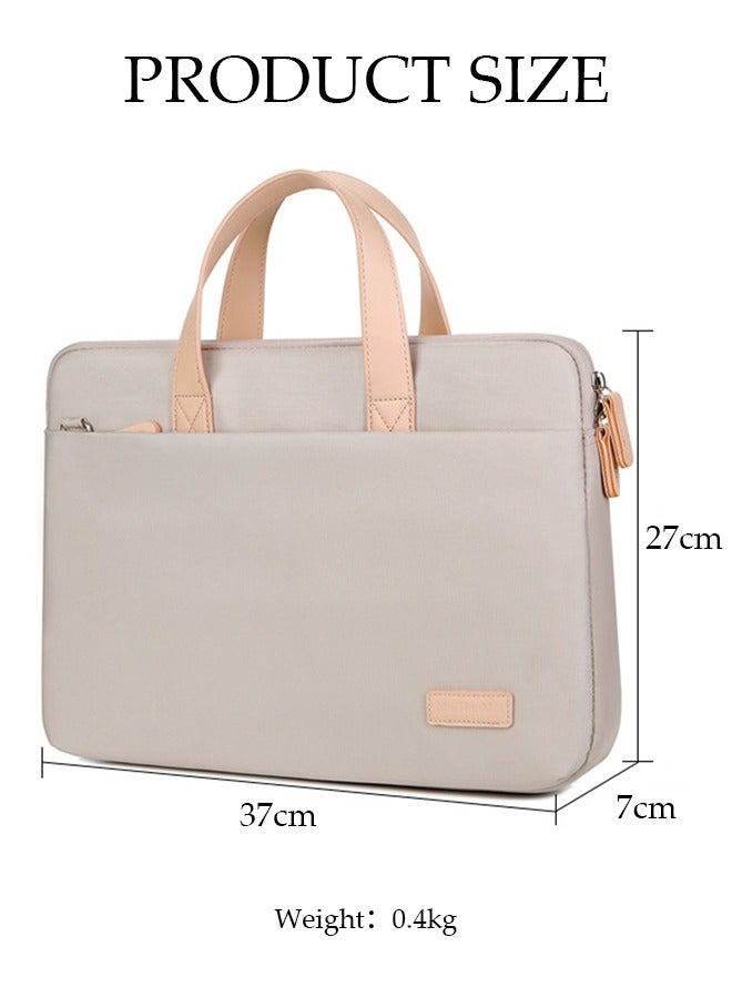 DUNISO 14 Inch Laptop Bag Lightweight Computer Bag Travel Business Briefcase Water Resistance Shoulder Messenger Bag for Men and Women Work Office - Image 4