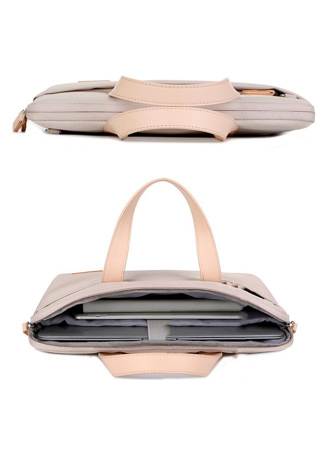 DUNISO 14 Inch Laptop Bag Lightweight Computer Bag Travel Business Briefcase Water Resistance Shoulder Messenger Bag for Men and Women Work Office - Image 5