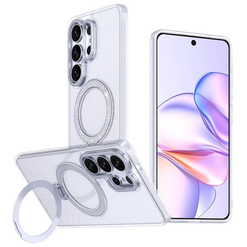 MagSafe Samsung Galaxy S26 Ultra TPU Case Protective for Samsung S26 Ultra Samsung S26 and Kickstand in Clear finish - Image 1