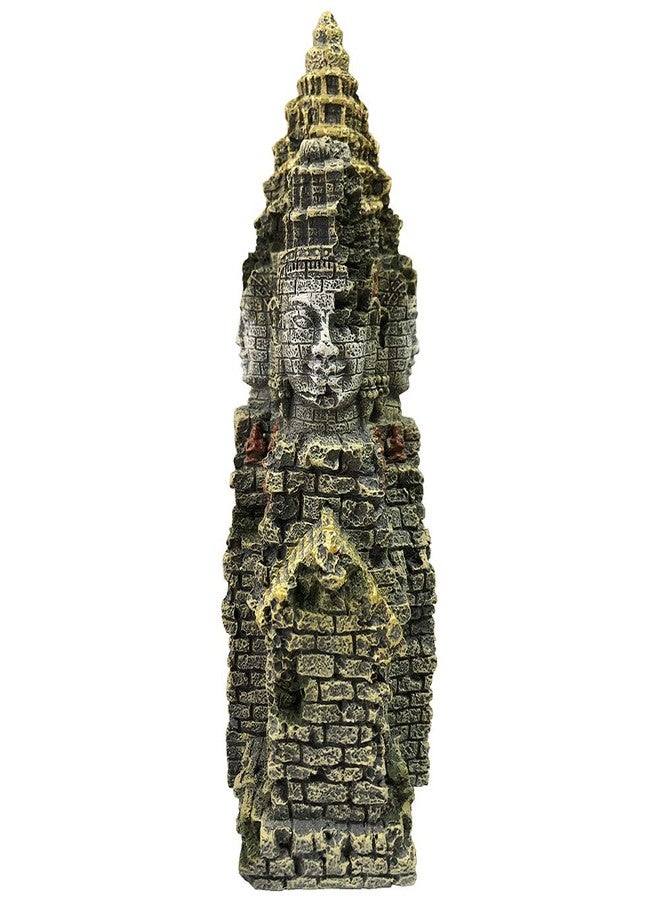 SLOCME Aquarium Large Buddha Plastic Statue Decorations - Aquarium Buddha Ornament with Hole for Betta Fish to Swim Through - Image 4