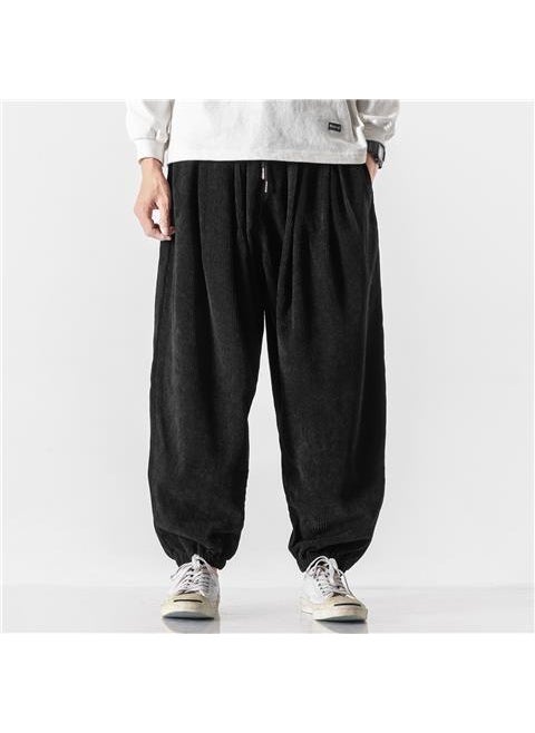 Generic - Chinese Style Corduroy Casual Pants Mens Brown - Image 1