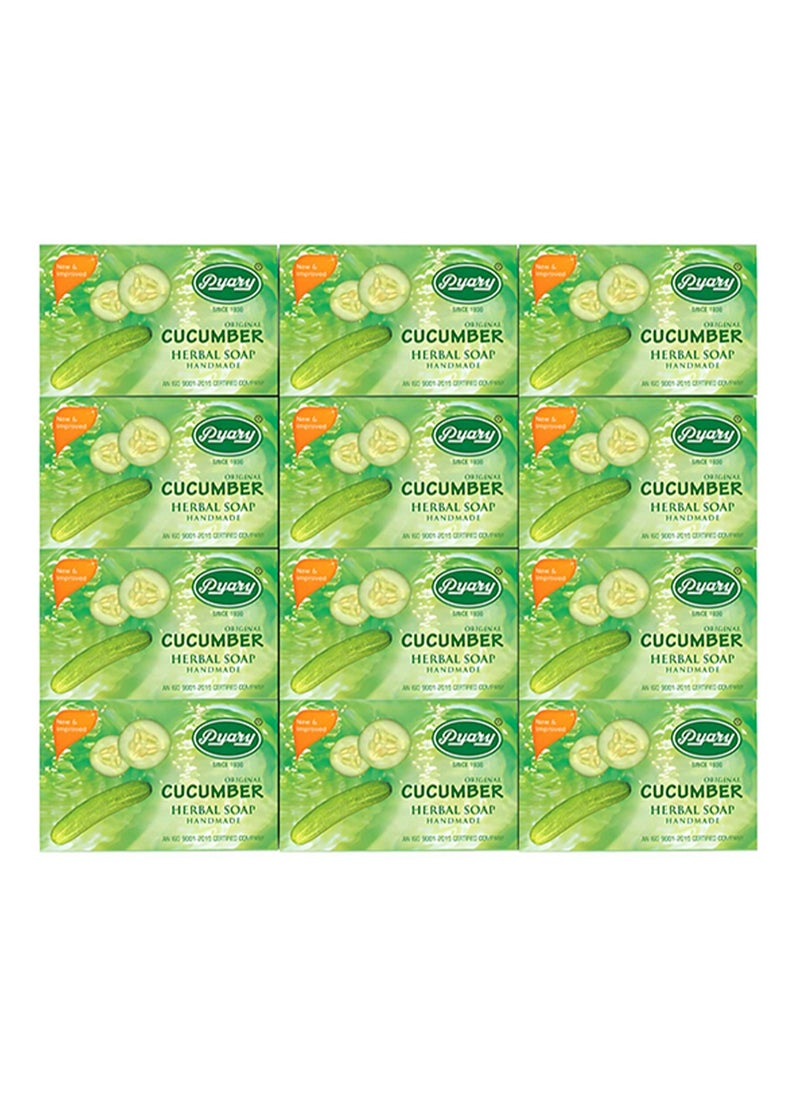 Pyary Pyary Cucumber Soap 75 g (Original) - 12 pcs 