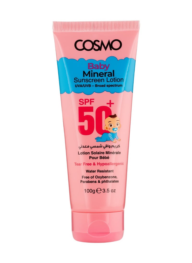 COSMO Kids Mineral Sunscreen SPF +50 100g 