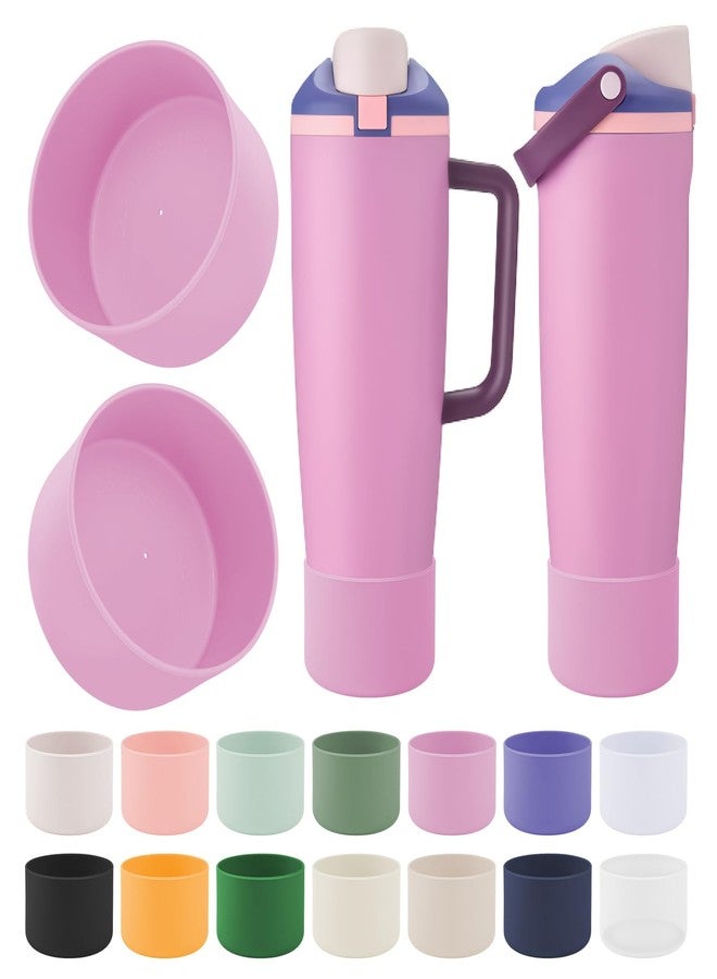 BKBY 2PCS Silicone Boot Compatible with Owala 30oz & 40oz FreeSip Sway Bottles & Tumblers, Protective Anti-Slip Bottom Cover Sleeve for Freesip Sway Tumbler - Image 1