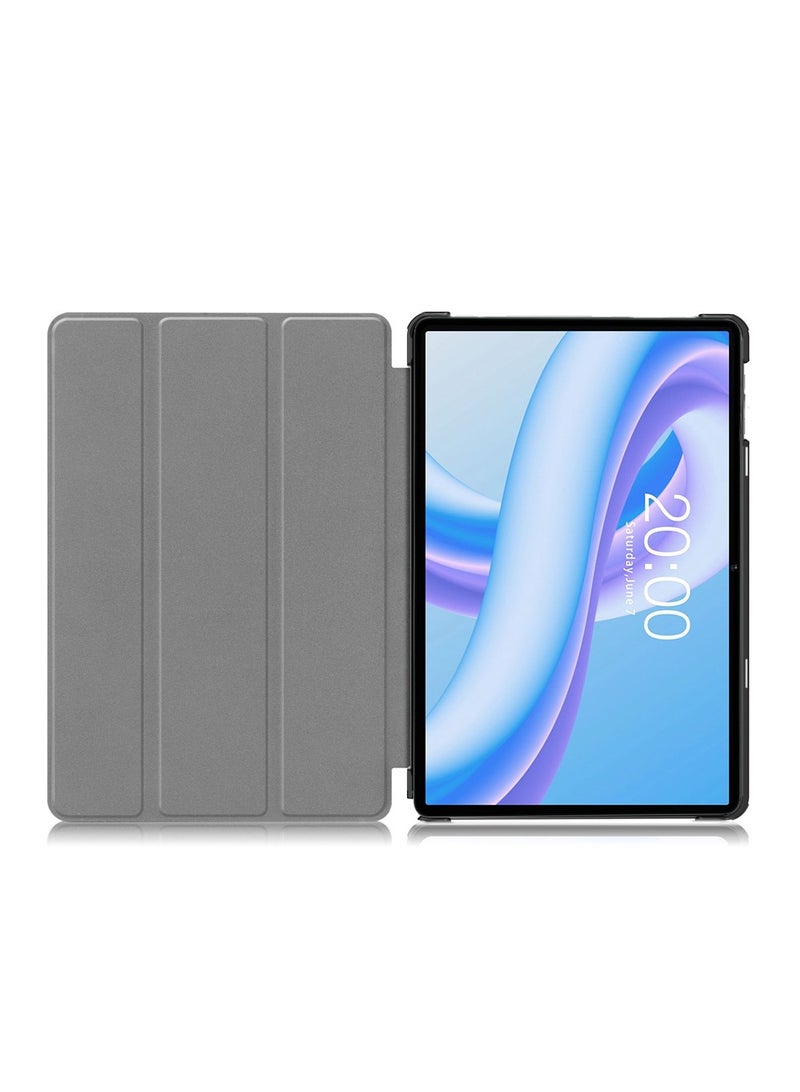 عام غطاء Teclast M50 Plus المغناطيسي ثلاثي الطيات - غطاء واقي بكامل التغطية، مقاوم للصدمات، من جلد PU، بتركيب دقيق - Image 4