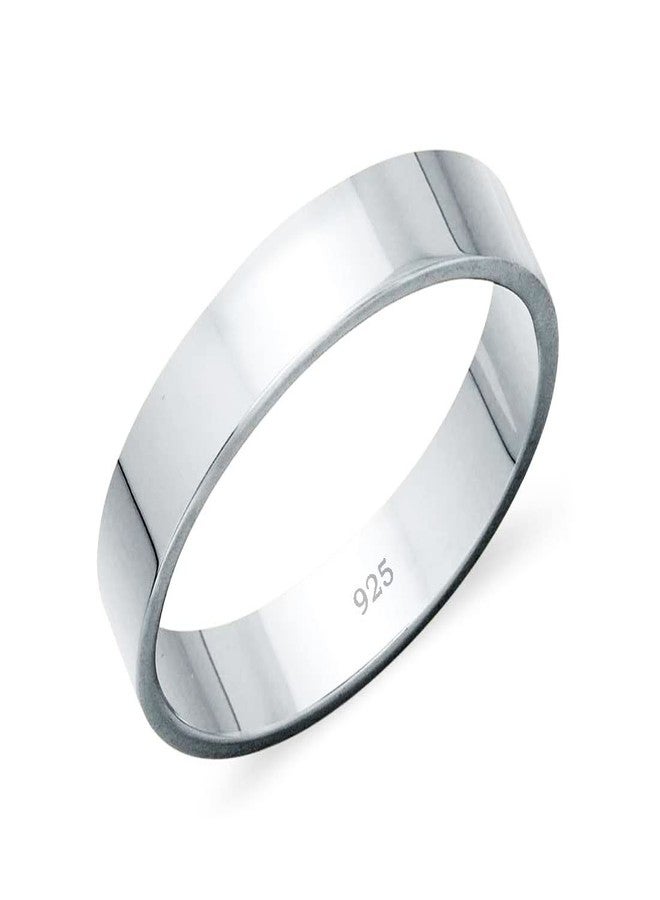 Parnika Wedding Band Regular Casual Wear Unisex Band Silver Finger Ring in Pure 92.5 Sterling Silver | With Certificate of Authenticity | Gift for him her | Chandi Ring | Thumb Ring | (22) - Image 1