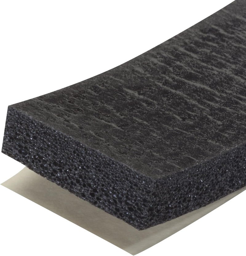 M-D Building Products 43155 Black Sponge Window Seal for Medium Gaps - 1/4 in. x 1 in. x 10 ft. - Image 3