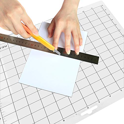 REALIKE 12x12 Cutting Mat Compatible with Cricut Maker 3/Maker 4/Maker/Explore 3/4/Air 2/Air/One(Standardgrip 3 Mats), Gridded Adhesive Non-Slip Cut Mat Replacement Accessories Set for Craft Vinyl - Image 5
