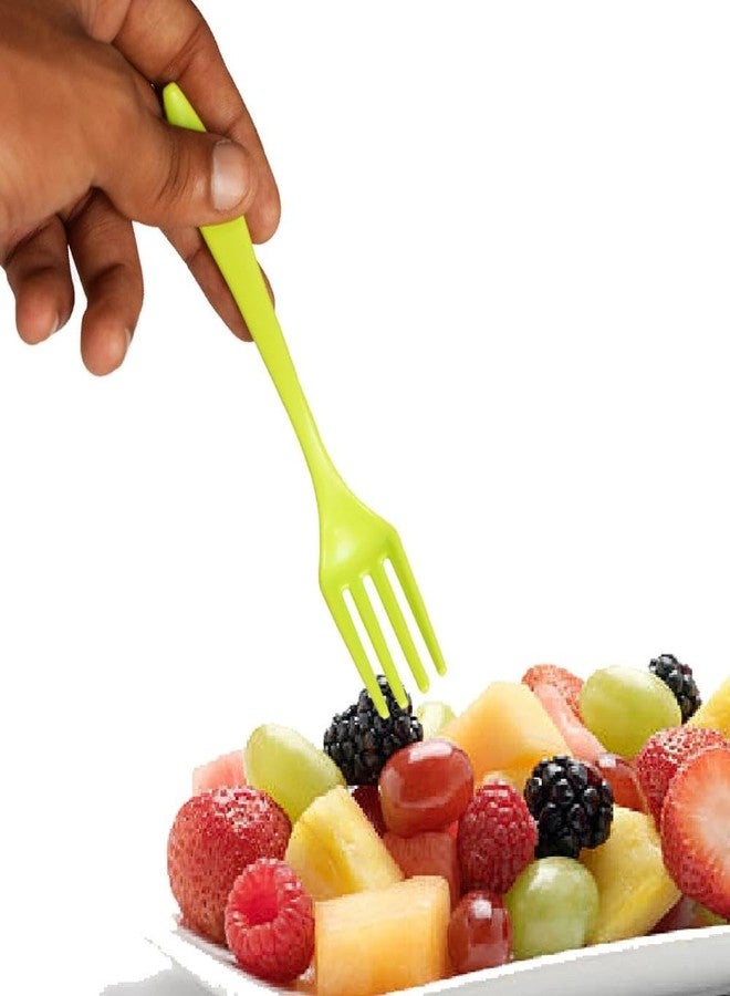 VIRTUEV Plastic Small Serving Fork Set – Set of 6, Dishwasher Safe and Ideal for Everyday Use – Convenient and Durable Serving Utensils, Pack of 1 - Image 4