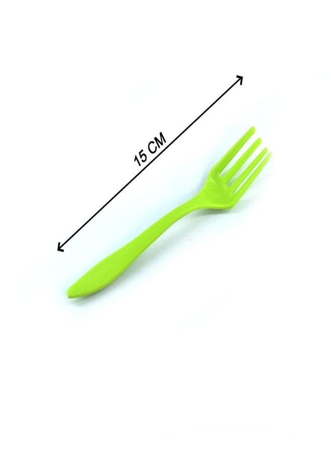 VIRTUEV Plastic Small Serving Fork Set – Set of 6, Dishwasher Safe and Ideal for Everyday Use – Convenient and Durable Serving Utensils, Pack of 1 - Image 3