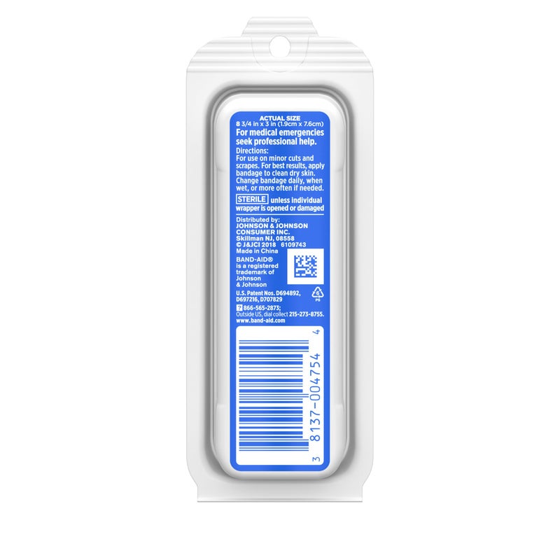 Band-Aid Brand Flexible Fabric Adhesive Bandages for Wound Care and First Aid, All One Size, 8 ct - Image 5