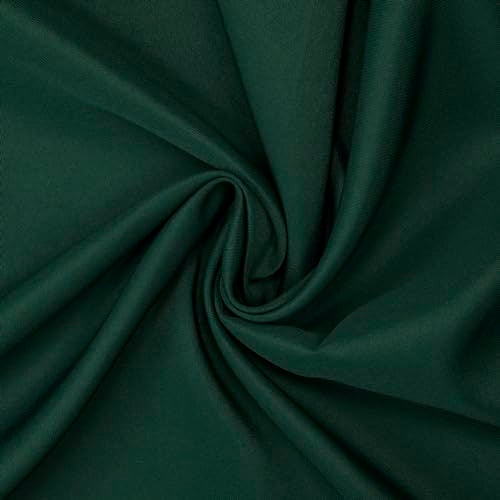 Gee Di Moda Square Tablecloth - 52 x 52 Inch Hunter Green Table Cloth for Small Square or Round Tables - Heavy Duty Washable Fabric - for Buffet Table, Holiday Party, Dinner, Wedding & Baby Shower - Image 4