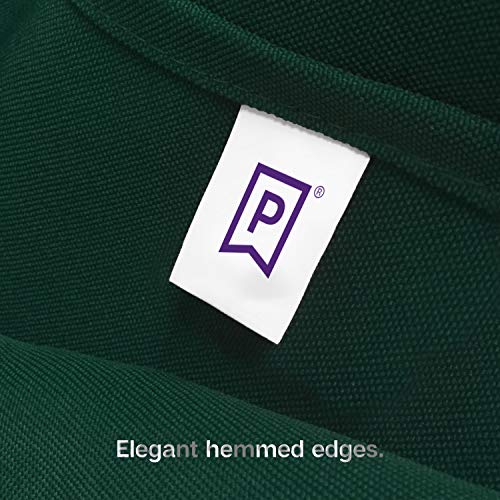 Gee Di Moda Square Tablecloth - 52 x 52 Inch Hunter Green Table Cloth for Small Square or Round Tables - Heavy Duty Washable Fabric - for Buffet Table, Holiday Party, Dinner, Wedding & Baby Shower - Image 5