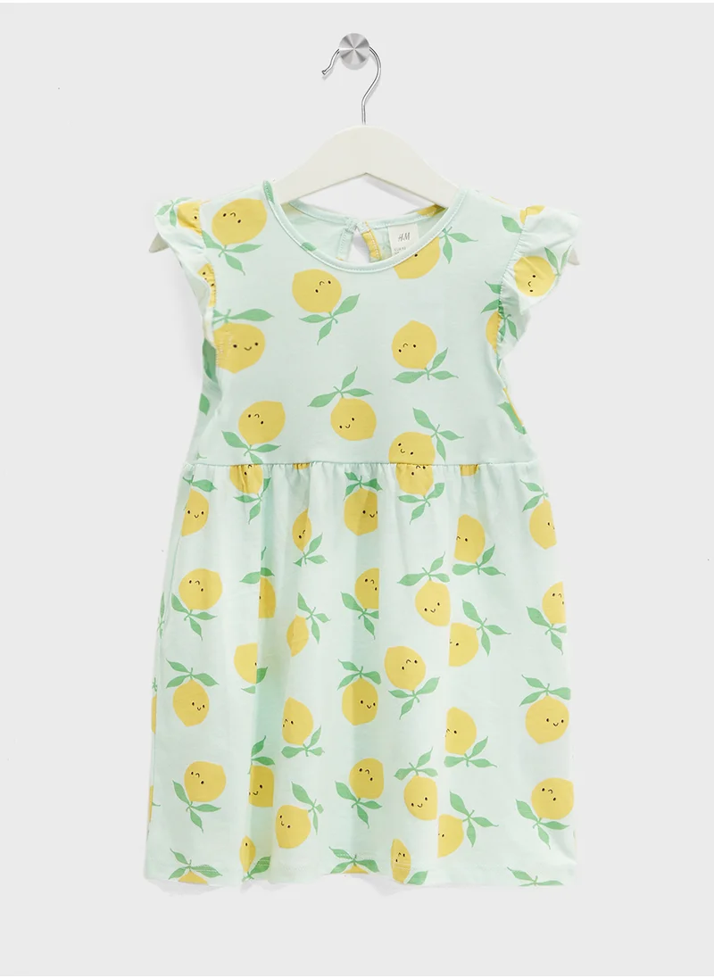 اتش اند ام Printed Cotton Dress