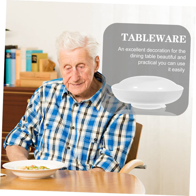 Suction Base Self Feeding Bowl Food Grade Lightweight Dining Dish with Spill Design for Independent Eating by Seniors - Image 4
