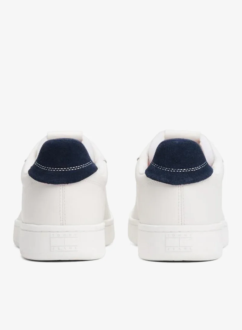 TOMMY JEANS Rwb Archive Court Leather Embossed Trainers for Men | Best Price UAE
