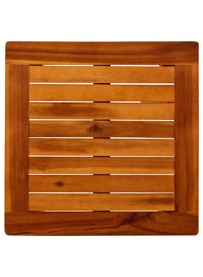 vidaxl Garden Coffee Table 45x45x36 cm Solid Acacia Wood 316394 - Image 3