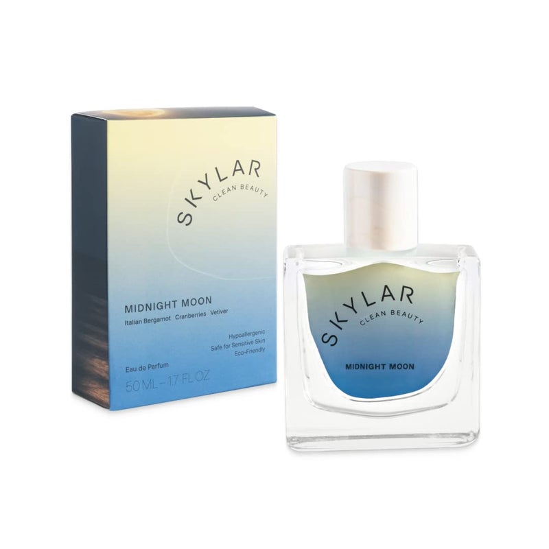 Skylar Midnight Moon Eau de Parfum- Hypoallergenic & Clean Perfume for Women & Men, Vegan & Safe for Sensitive Skin - Floral Perfume, Italian Bergamot, Cranberries & Vetiver - 50mL /1.7 Fl oz - Image 1