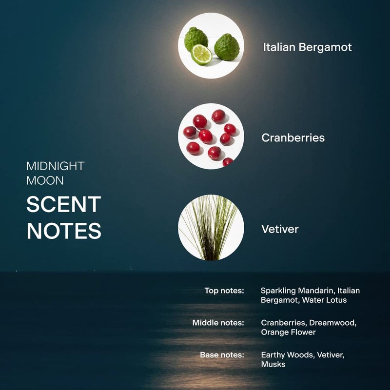 Skylar Midnight Moon Eau de Parfum- Hypoallergenic & Clean Perfume for Women & Men, Vegan & Safe for Sensitive Skin - Floral Perfume, Italian Bergamot, Cranberries & Vetiver - 50mL /1.7 Fl oz - Image 3