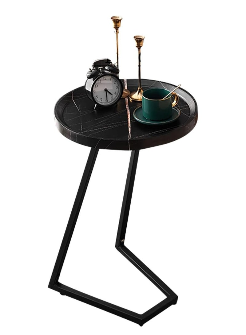 DubaiGallery Side table small coffee table sofa side cabinet mobile minimalist small corner table bedside table small bedside table small apar - Image 1