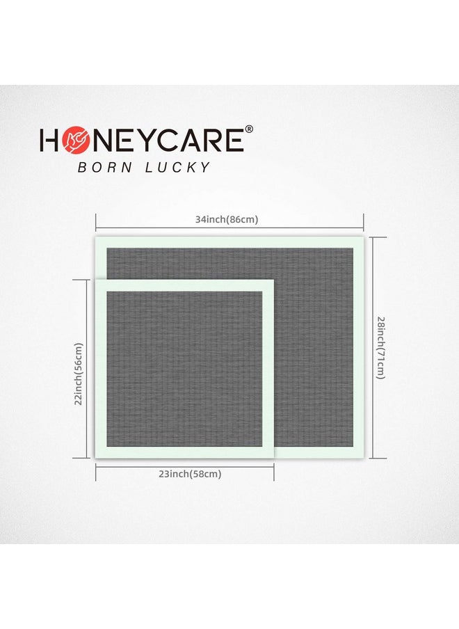 HONEY CARE HONEY CARE All-Absorb Puppy Training Pads Dog Potty Pads Absorb Eliminating Urine Odor, Jumbo-Size Charcoal Puppy Pee Pad (Carbon, XL 28x34 inch, 40ct)  - Image 5