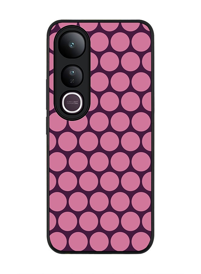 Stylizedd For vivo V50 Lite Case,Slim fit Camera Protection, Shockproof Thin Phone cover  - Purple Honeycombs