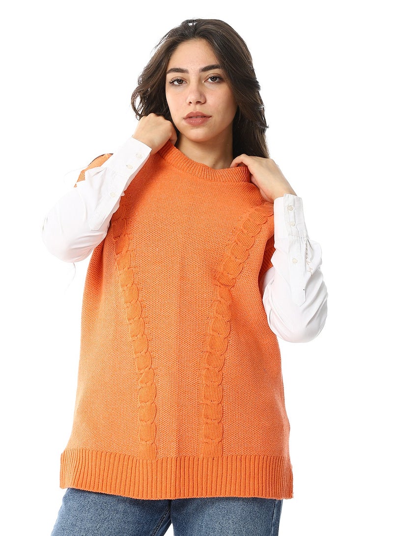 Caesar Womens Wool Long Vest - Image 1