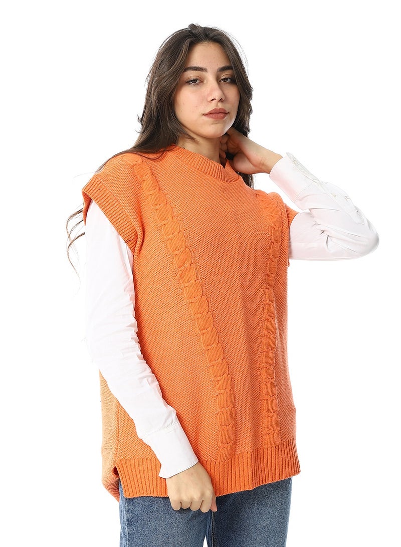 Caesar Womens Wool Long Vest - Image 4