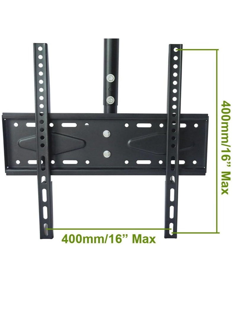 ELTRAZONE Ceiling TV Mount Adjustable Bracket Fits Most Plasma Flat Screen Display LED LCD OLED TVs 26 to 55 inch, Mounting Holes 400x400mm - Image 3