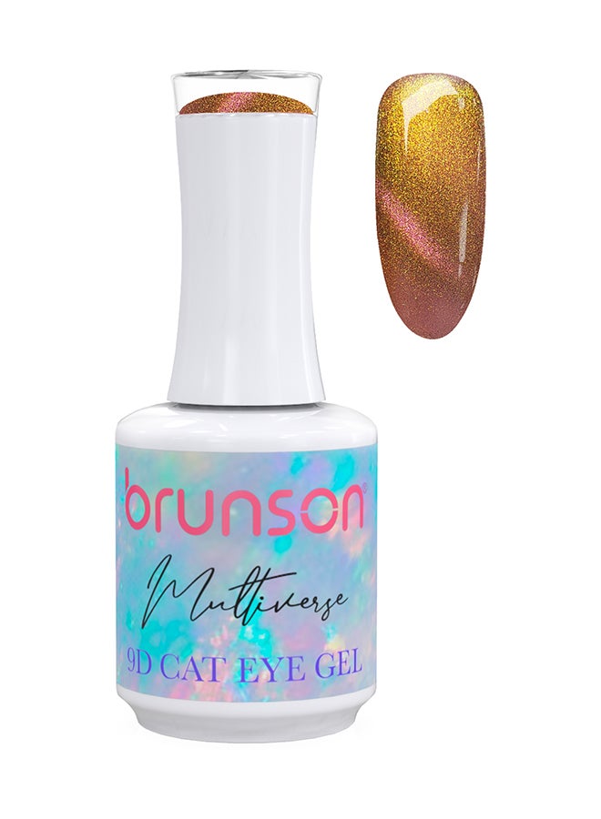 brunson Multiverse 9D Cat Eye Gel Polish Galaxy Magnetic UV LED Gel Nail polish 18ml Chameleon Magnetic Gel Soak Off UV LED Gelish Polish D20N
