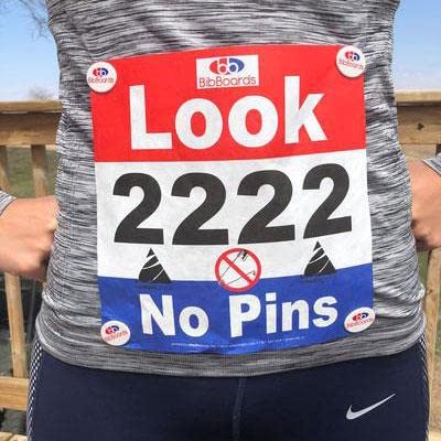 Bibboards Event Clips | Bibsnaps Safety Lock Race Bib Clips  Eliminate Safety Pins  Clothing Pins Replacement  Securing Running & Cycling Number (Ew Hills) - Image 4