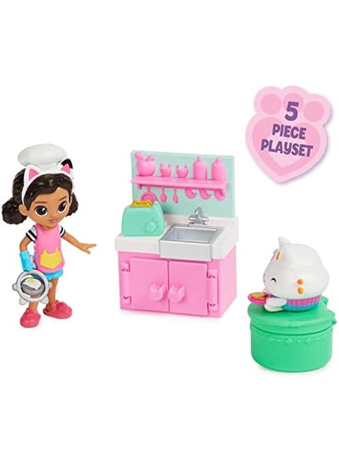 Gabby's Dollhouse 6066483 Lunch And Munch Kitchen Set With 2 Figures Accessories And Furniture Piece Kids' Toys For Ages 3 One Size - Image 2