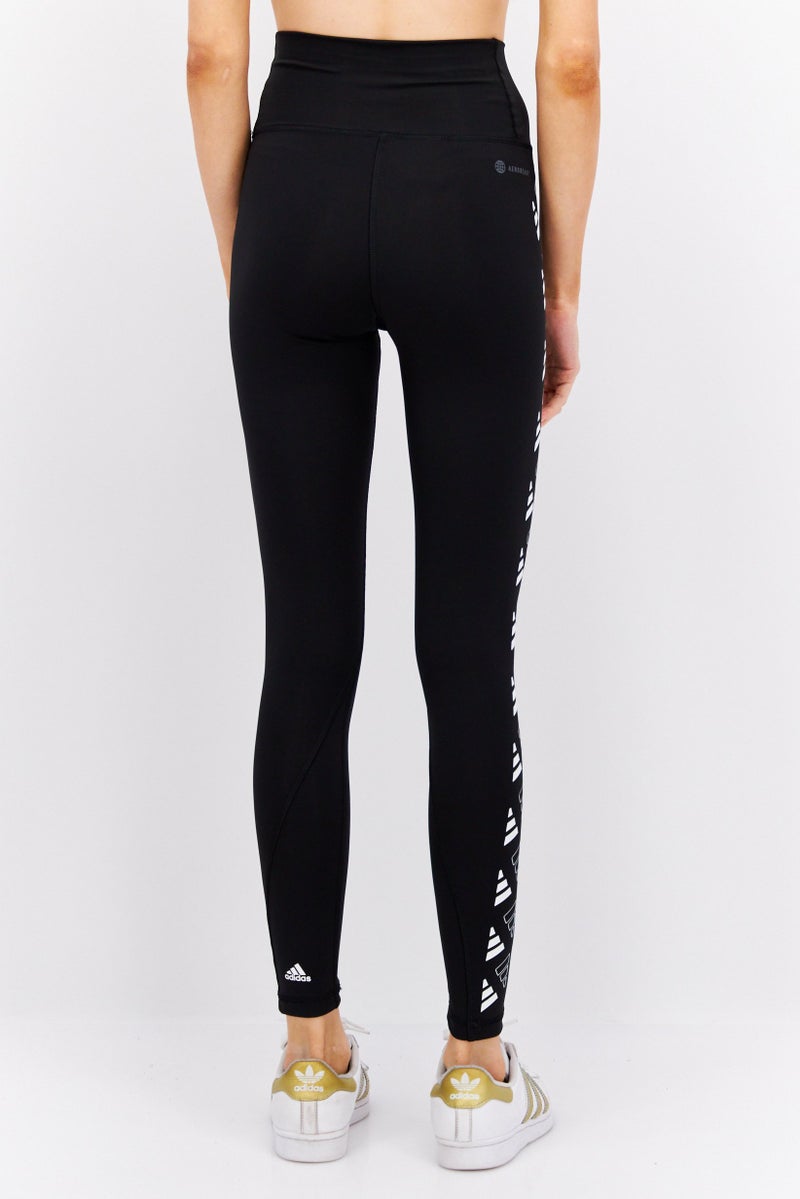 Adidas  leggings رياضية نسائية مناسبة للتدريب، سوداء - Image 3
