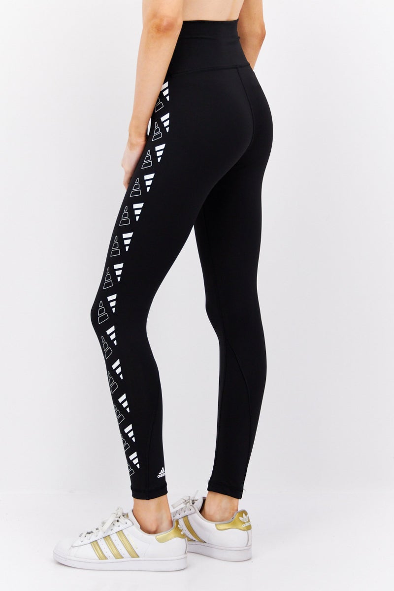 Adidas  leggings رياضية نسائية مناسبة للتدريب، سوداء - Image 2