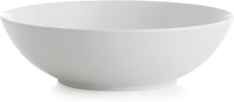 Nambe nambe POP 4Piece Dinnerware Set  Place Setting for 1  Stoneware Dishes  Includes Dinner Plate Salad Plate Coffee Mug and Soup Bowl  Dishwasher and Microwave Safe  Chalk White - Image 4