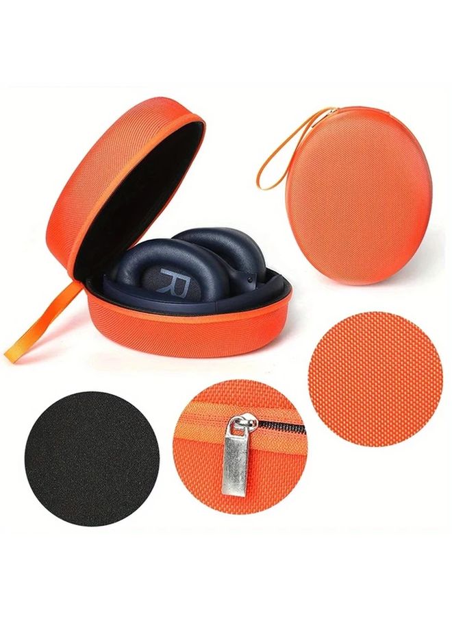 Blue EVA Hard Travel Case For Wireless Headphones Shockproof Scratch Resistant Storage Bag - Image 3