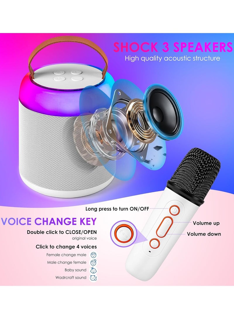 Generic Mini Karaoke Machine with Wireless Microphone for Kids Adults, Portable Bluetooth Speaker Toy for 2-12 Years Old Girls and Boys,  for Birthday Gift and Home Party  - Image 5