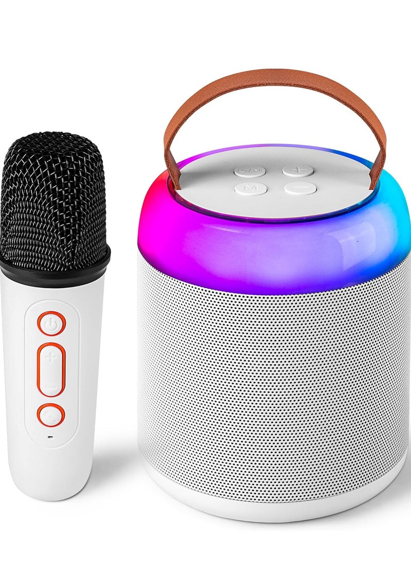 Generic Mini Karaoke Machine with Wireless Microphone for Kids Adults, Portable Bluetooth Speaker Toy for 2-12 Years Old Girls and Boys,  for Birthday Gift and Home Party  - Image 1
