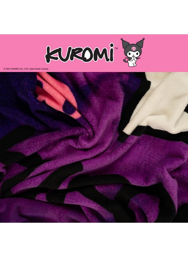 Franco Franco Collectibles Kuromi Bedding Super Soft Cozy Blanket, 62 in x 90 in, (Officially Licensed Product) - Image 4