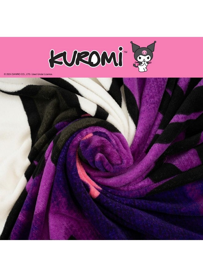 Franco Franco Collectibles Kuromi Bedding Super Soft Cozy Blanket, 62 in x 90 in, (Officially Licensed Product) - Image 3