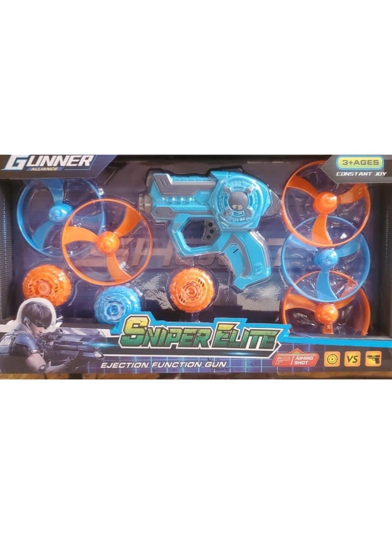 toy air gun with rotating flying propellers for kids {age3+} - Image 2