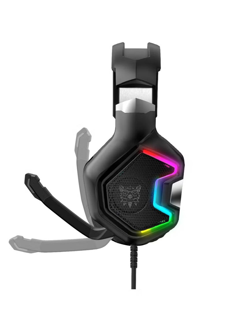 Gravity K10 Pro Wired Stereo Gaming Headset with Microphone ‚Äì High-Quality Sound, Noise-Canceling Mic, Comfortable Over-Ear Cushions, Adjustable Headband ‚Äì Ideal for PC, PS4, Xbox, and Mobile Gaming - Image 2