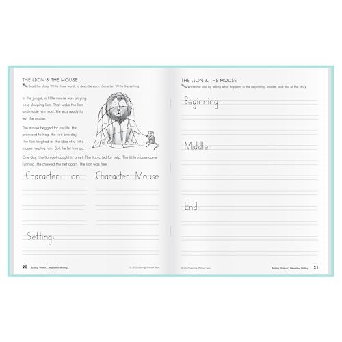 Learning Without Tears Building Writers Student Edition, Age 7+, 2nd Grade+, Handwriting Without Tears, Narrative, Information, Opinion, Fluency, School & Home, Tutor, Sensory & Motor Skills, Sensory - Image 5
