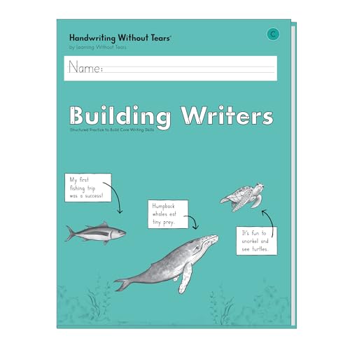 Learning Without Tears Building Writers Student Edition, Age 7+, 2nd Grade+, Handwriting Without Tears, Narrative, Information, Opinion, Fluency, School & Home, Tutor, Sensory & Motor Skills, Sensory - Image 1