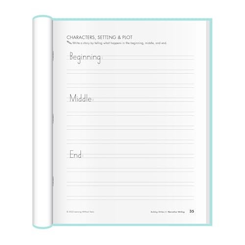 Learning Without Tears Building Writers Student Edition, Age 7+, 2nd Grade+, Handwriting Without Tears, Narrative, Information, Opinion, Fluency, School & Home, Tutor, Sensory & Motor Skills, Sensory - Image 3