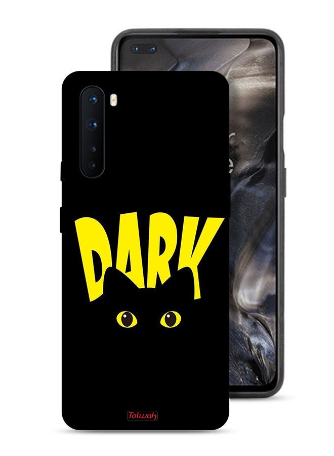 Tolwak OnePlus Nord Protective Case Cover Dark Cat - Image 1